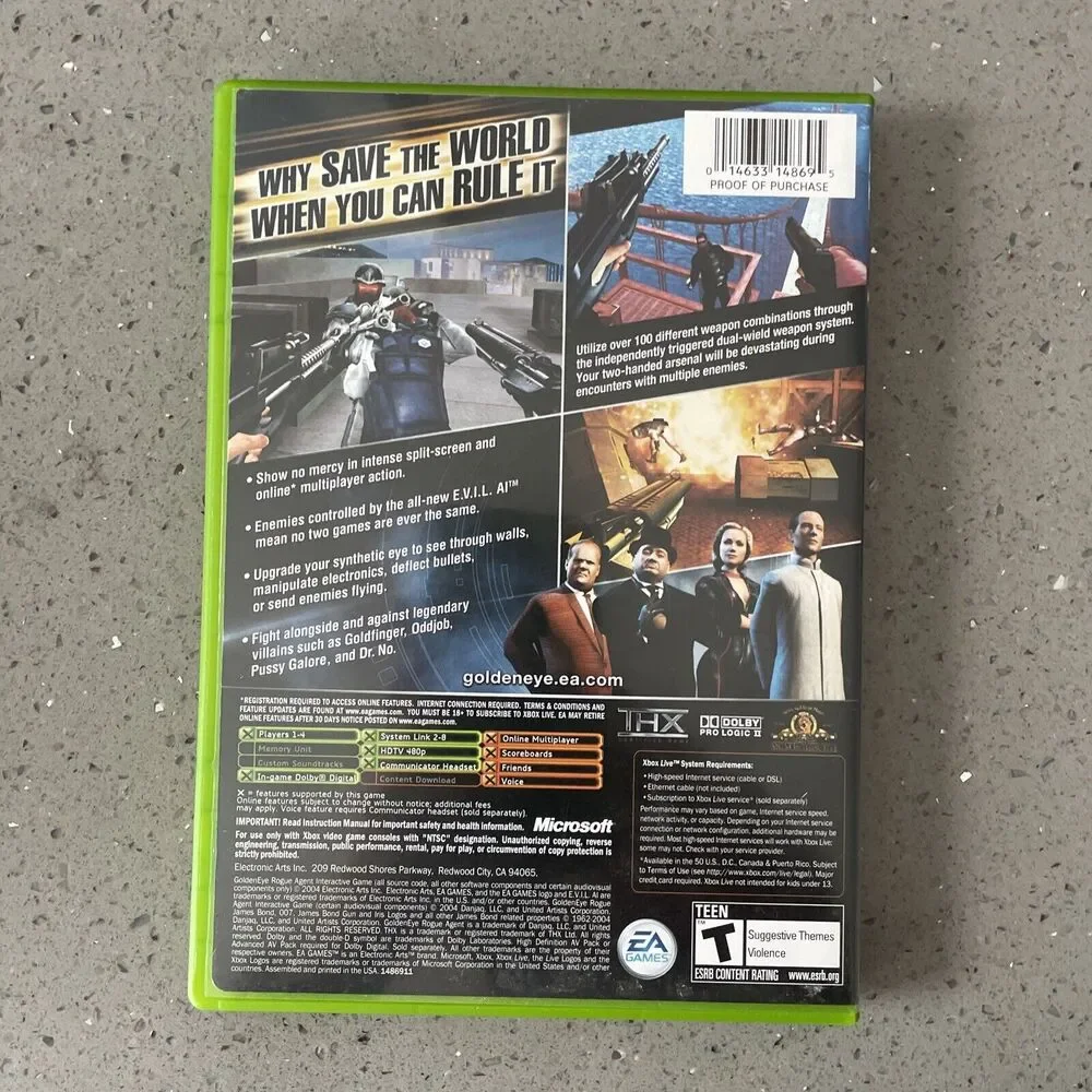 GoldenEye: Rogue Agent (Microsoft Xbox, 2004)
